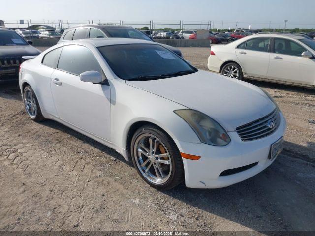  Salvage INFINITI G35