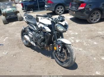  Salvage Triumph Motorcycle Street Triple
