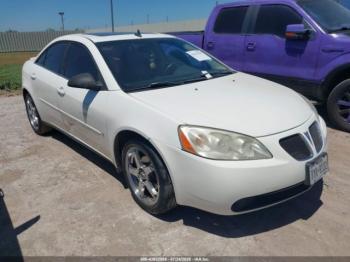  Salvage Pontiac G6