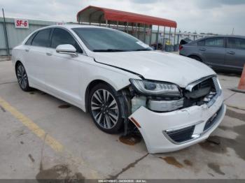  Salvage Lincoln MKZ