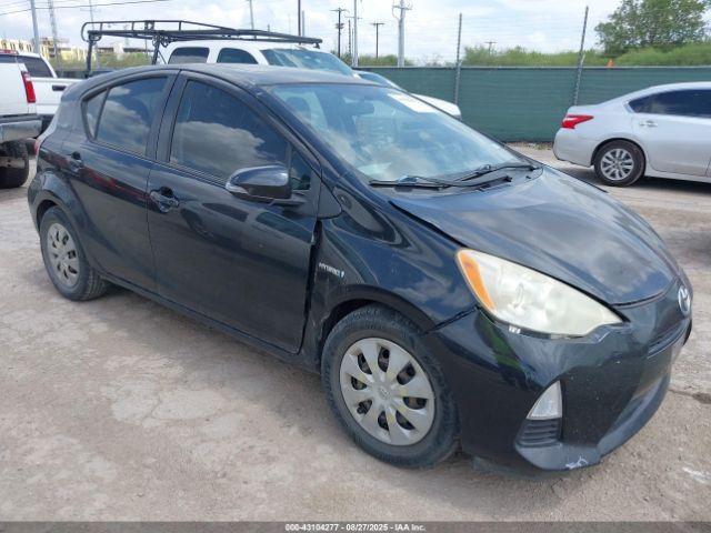  Salvage Toyota Prius c