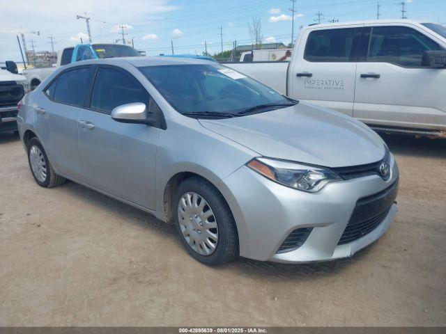  Salvage Toyota Corolla