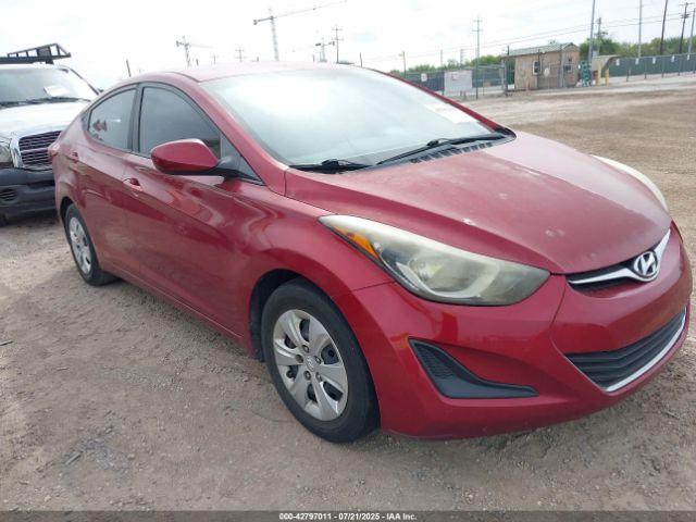  Salvage Hyundai ELANTRA