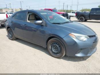  Salvage Toyota Corolla