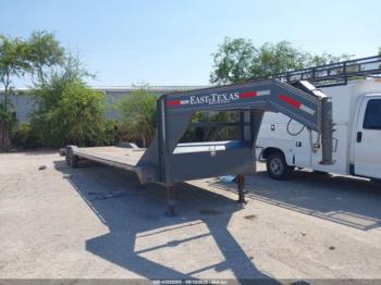  Salvage East Texas Flatbed Trailer