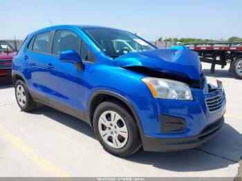  Salvage Chevrolet Trax