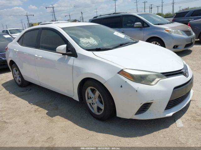  Salvage Toyota Corolla