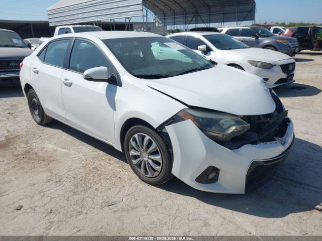  Salvage Toyota Corolla
