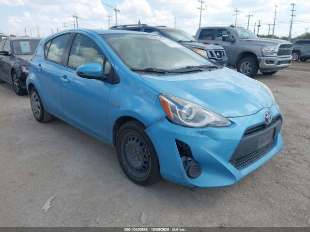  Salvage Toyota Prius c