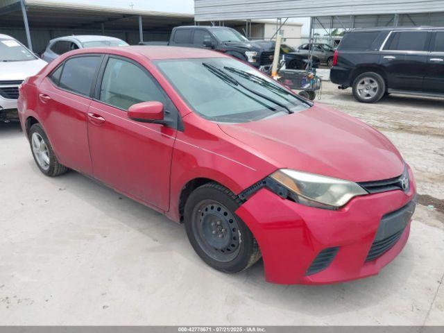  Salvage Toyota Corolla