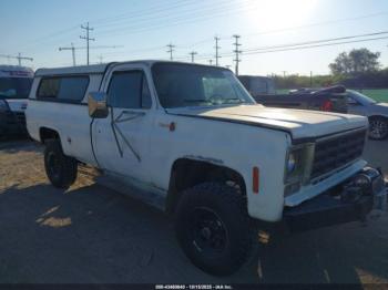  Salvage Chevrolet K2500