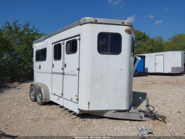  Salvage Sundowner Horse Trailer