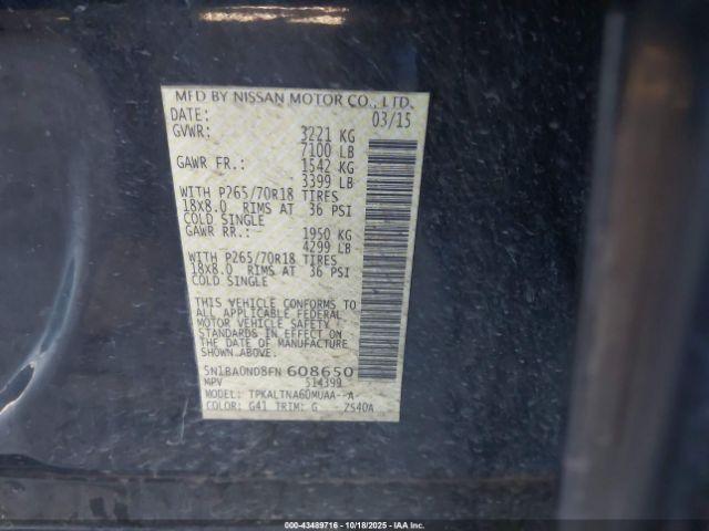 Nissan Armada Sv Image 13