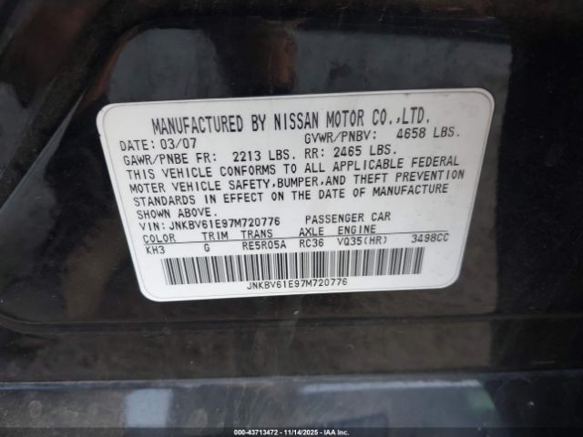 INFINITI G35 Journey Image 2