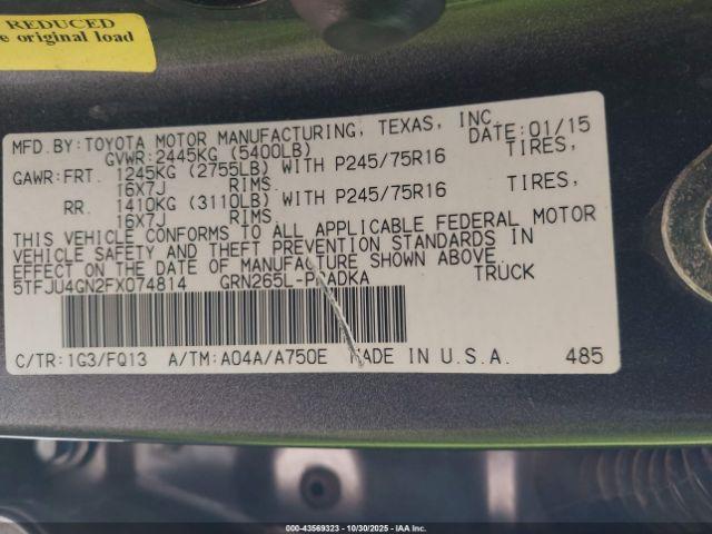 Toyota Tacoma Prerunner V6 Image 10