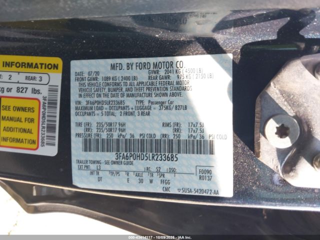 Ford Fusion Se Image 7