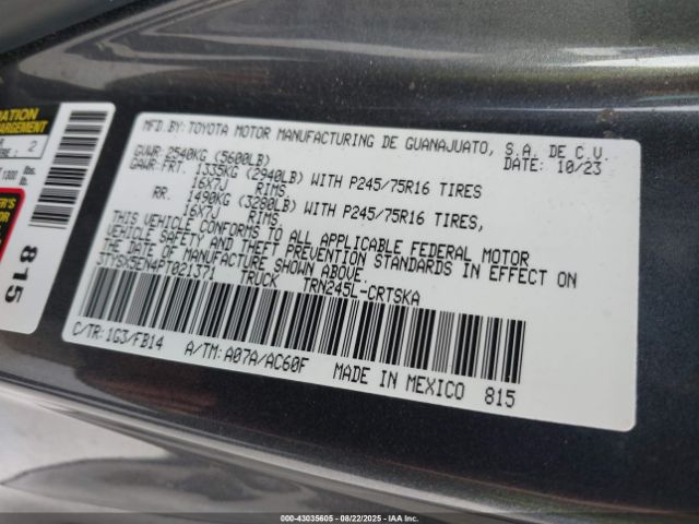 Toyota Tacoma Sr Image 12