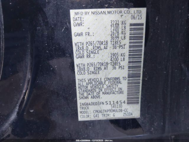 Nissan Titan Sv Image 5