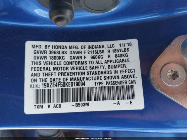 Honda Insight Ex Image 9