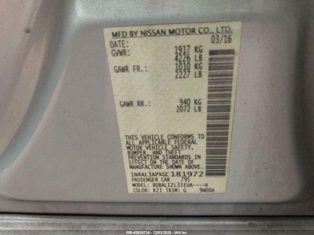 Nissan Altima 2.5 Sv Image 4