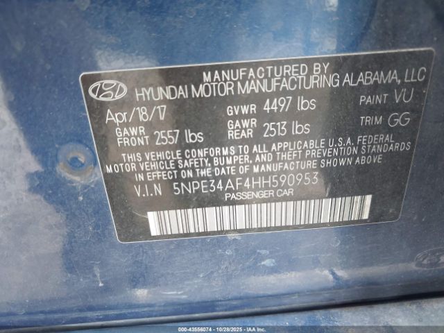 Hyundai SONATA Limited Image 9