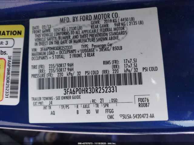 Ford Fusion Se Image 7