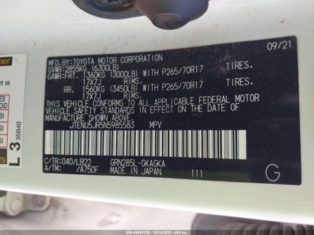 Toyota 4Runner Sr5 Premium Image 11