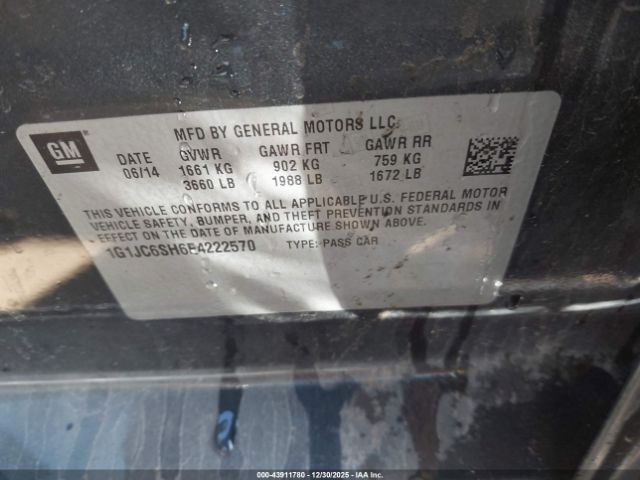 Chevrolet Sonic Lt Auto Image 11