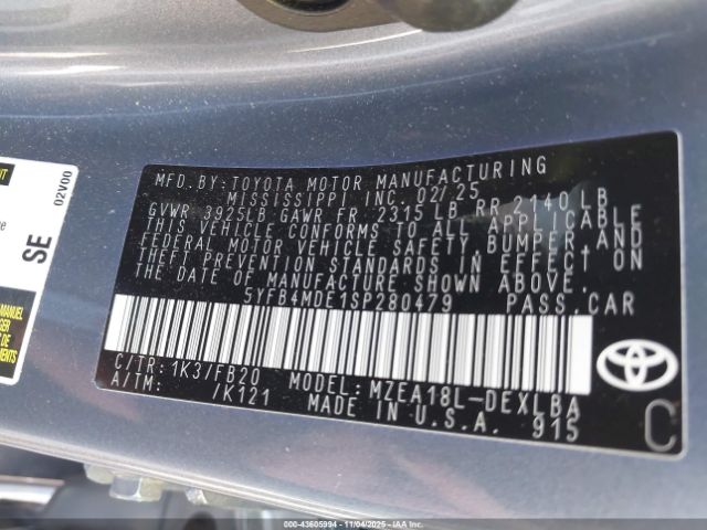 Toyota Corolla Le Image 7