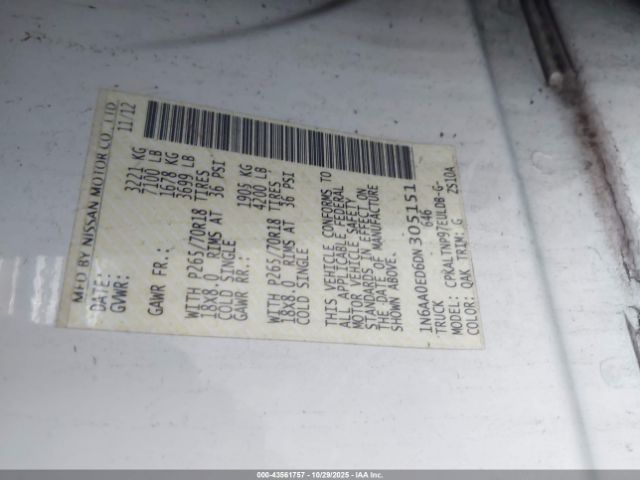 Nissan Titan Sv Image 15