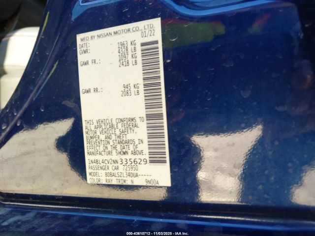 Nissan Altima Sr Fwd Image 2