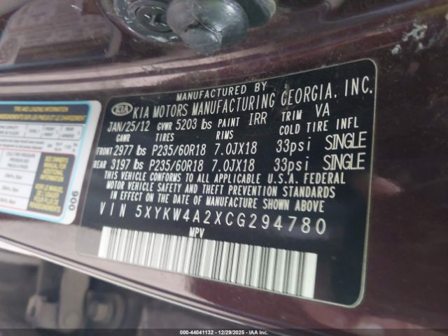 Kia Sorento Sx V6 Image 13