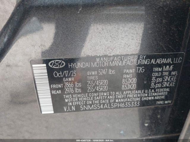 Hyundai SANTA FE Calligraphy Image 7