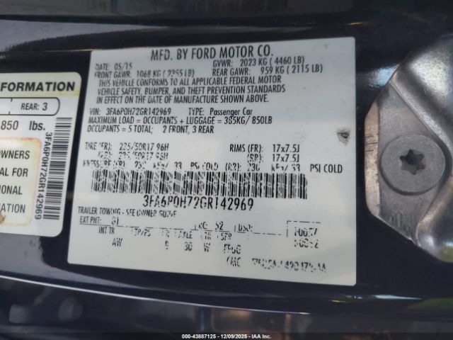 Ford Fusion Se Image 8