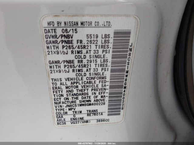 INFINITI Qx Image 13