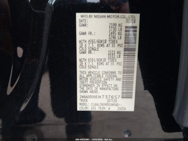 Nissan Frontier Sv Image 5