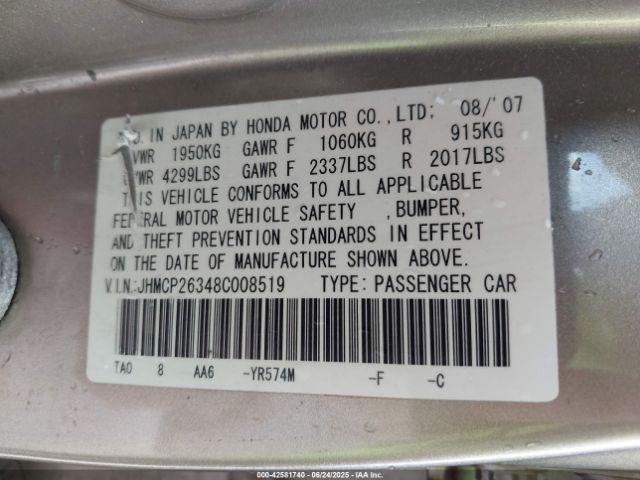 Honda Accord 2.4 Lx Image 3