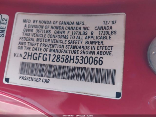 Honda Civic Ex Image 8