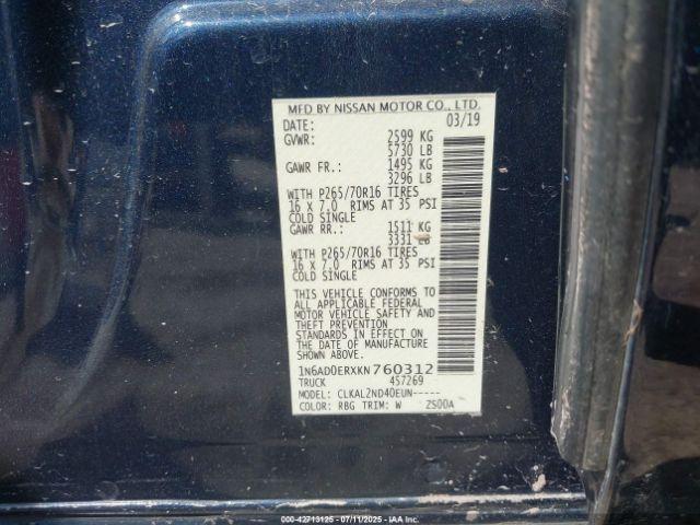 Nissan Frontier Sv Image 10