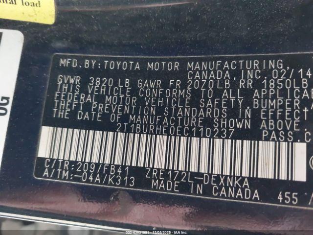 Toyota Corolla Le Image 14