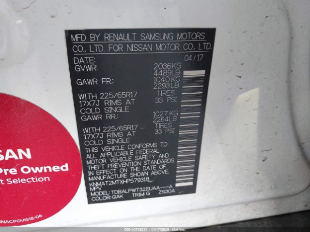 Nissan Rogue S Image 8