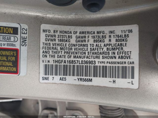 Honda Civic Ex Image 11