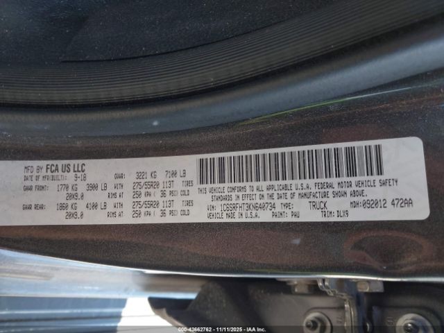 Ram 1500 Limited  4x4 5'7 Box Image 6