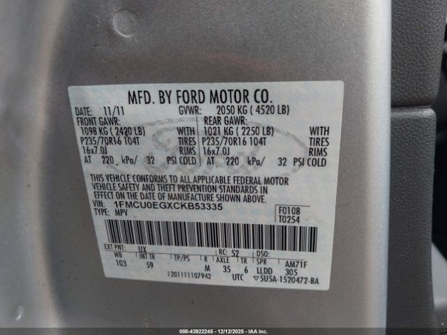 Ford Escape Limited Image 9