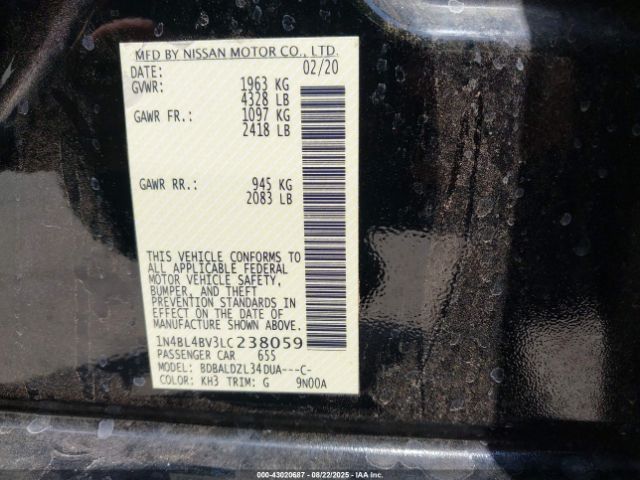 Nissan Altima S Fwd Image 8