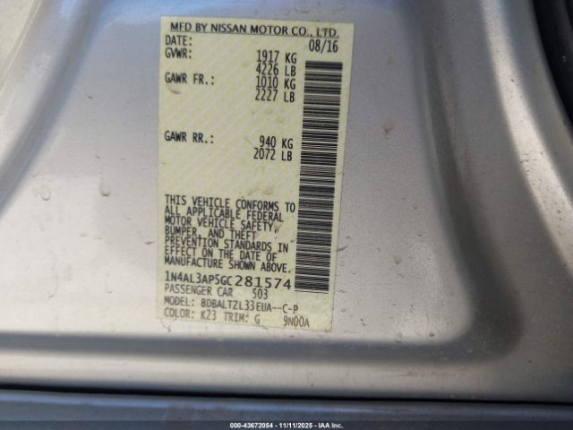 Nissan Altima 2.5 Sl Image 6