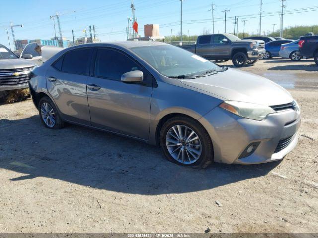  Salvage Toyota Corolla