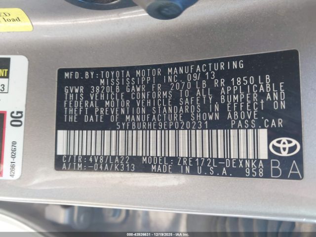 Toyota Corolla Le Premium Image 7