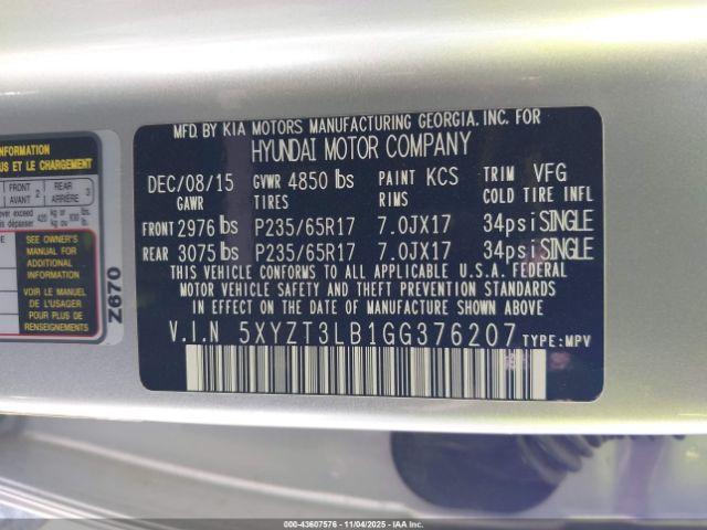 Hyundai SANTA FE 2.4l Image 16