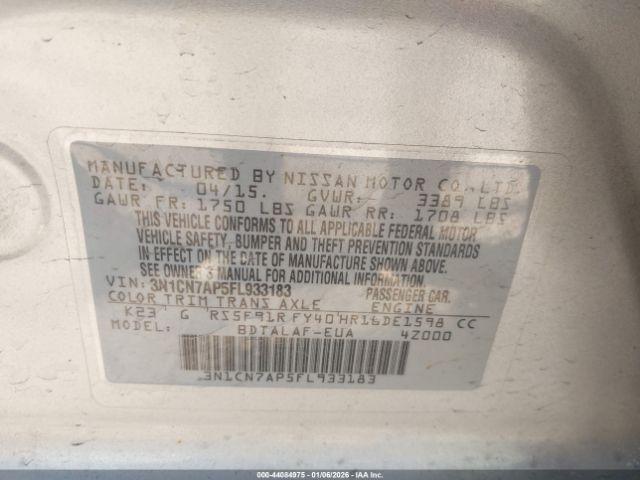 Nissan Versa 1.6 S Image 4